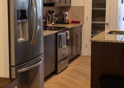 Munich Chevron flooring in a kitchen